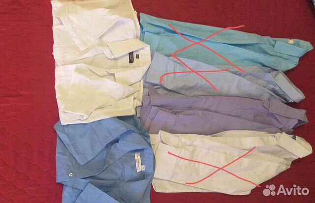 Рубашки школьные р.134