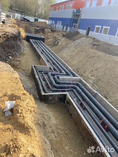 Водопровод и канализация отопление теплотрасы