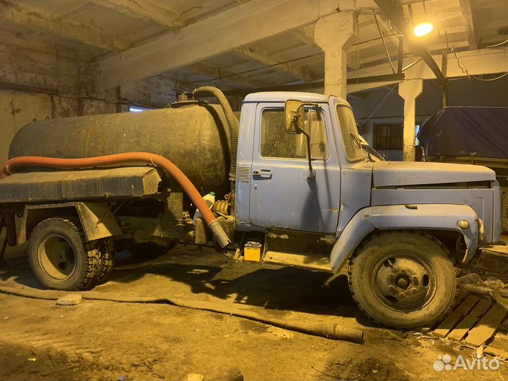 Ассенизатор бочка и газ 53 3307 какавозик на ходу