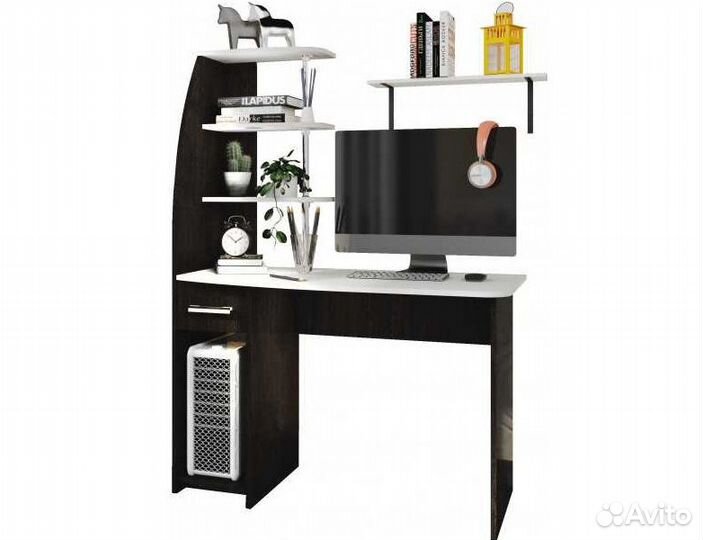 Стол компьютерный Скай 1,1 м венге/лоредо