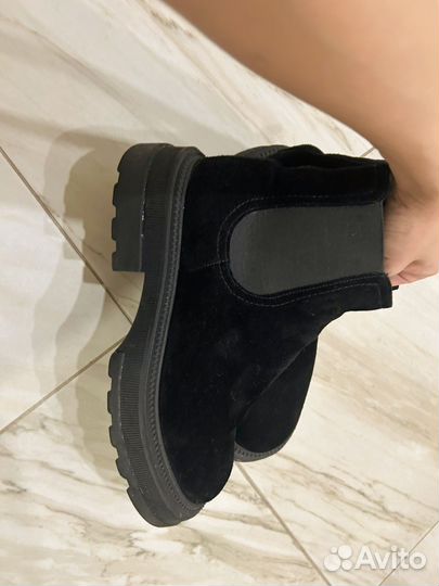 Челси натуральная замша 40 зимние