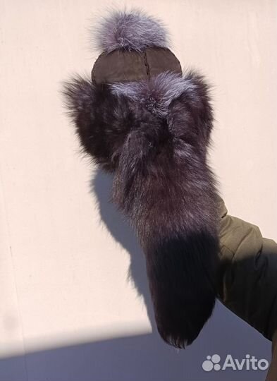 Шапка чернобурка