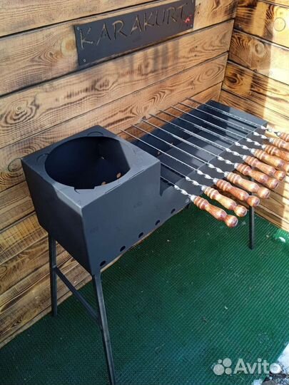 Мангал с подказанником