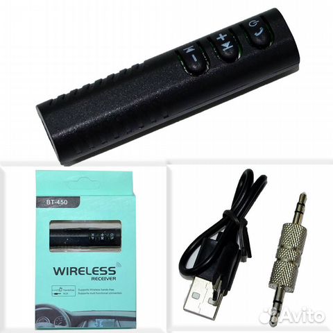 Адаптер AUX-Bluetooth для авто