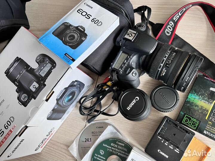 Фотоаппарат Canon 60d + объектив Sigma