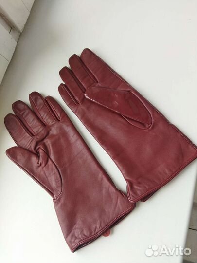 Перчатки женские кожаные 8 размер