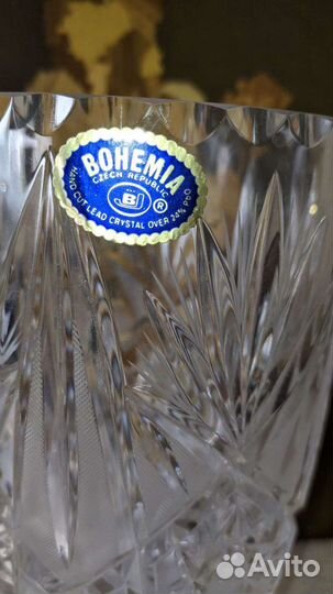Хрустальная ваза Bohemia Чехия