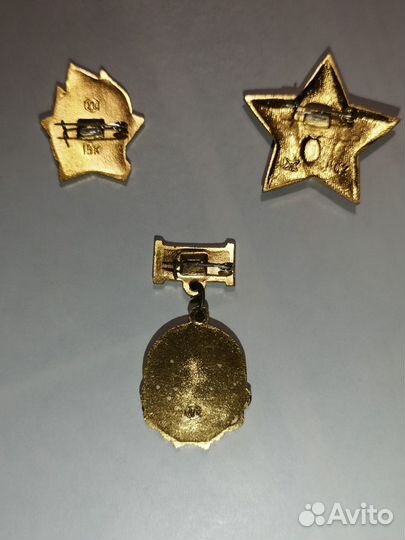 Значок октябренка и пионера, СССР