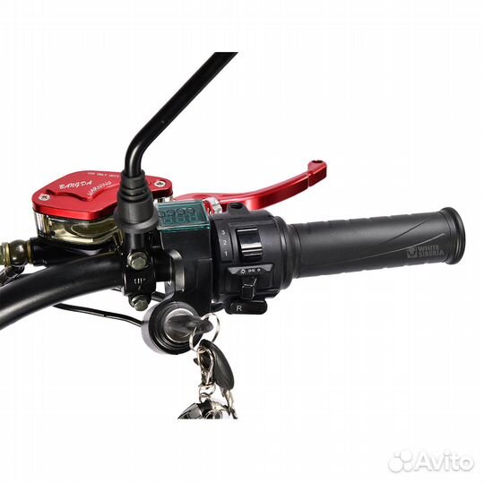 Электроскутер White Siberia Black Sea 5000W blue