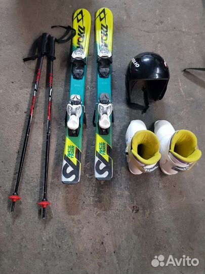 Горные лыжи детские комплект