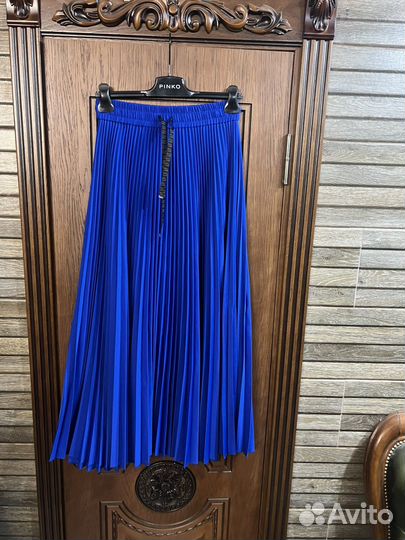 Юбка длинная fendi 46 48 плиссе