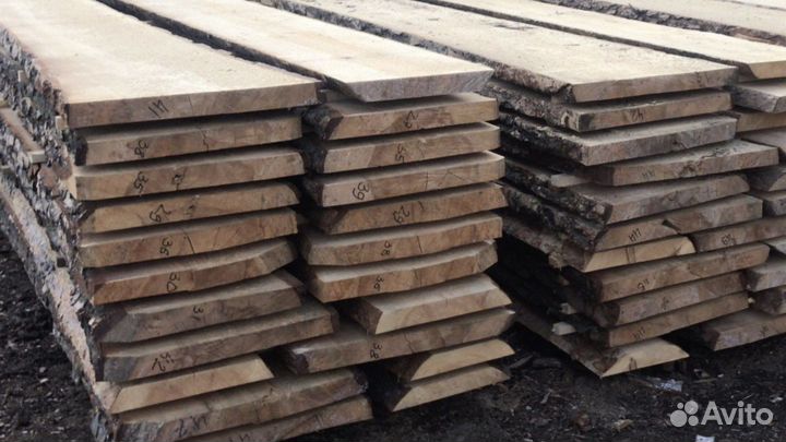 Доска необрезная сухая сосна
