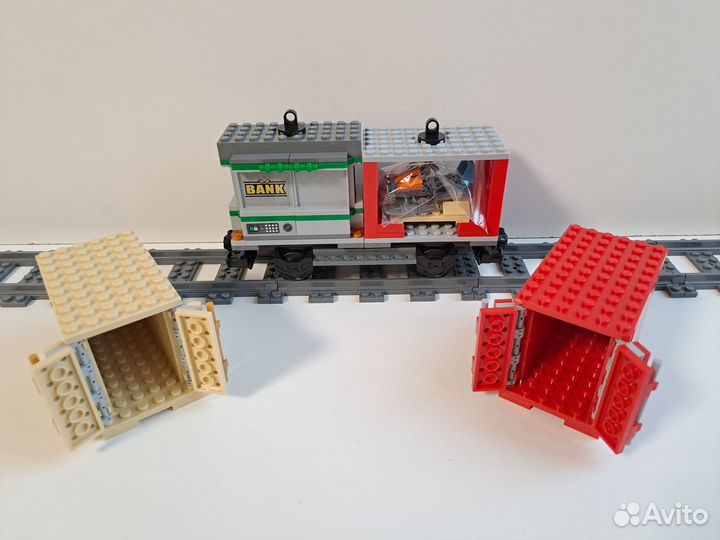 Lego конструктор железная дорога, поезд