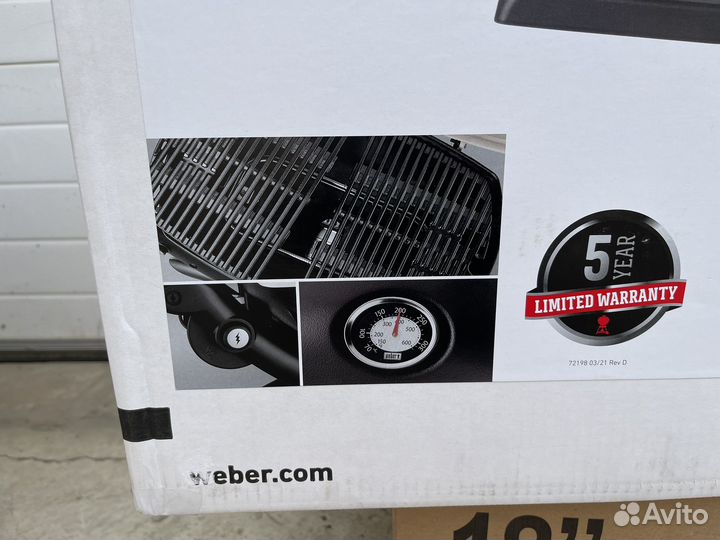 Газовый гриль Weber q2200 q-1200 новый