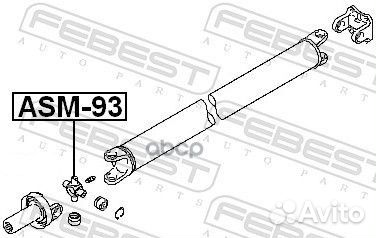 Крестовина карданного вала 30x85 (mitsubishi