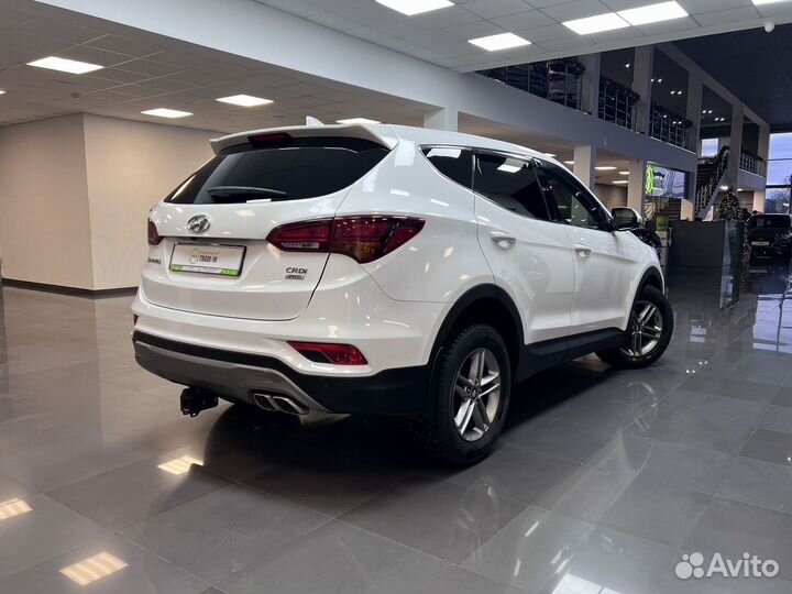 Hyundai Santa Fe 2.2 AT, 2017, 177 125 км