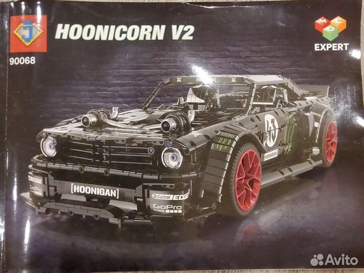 Конструктор technic. J Ford Mustang Hoonicorn V2