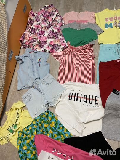 Вещи пакетом на девочку 9-10 лет