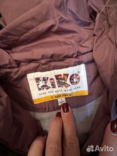 Пуховик для девочки 134