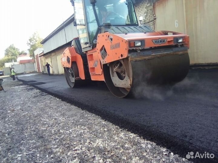 Укладка асфальта работа
