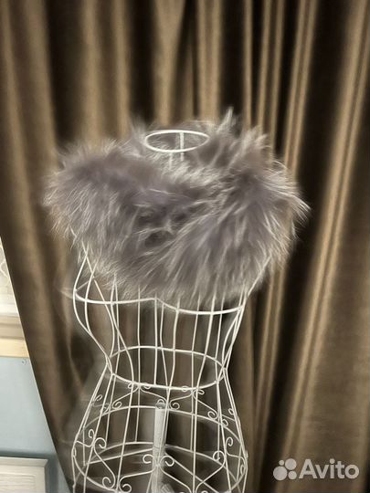 Снуд (шарф) из меха чернобурки