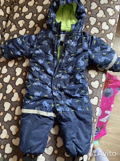 Зимний комбинезон для мальчика 92
