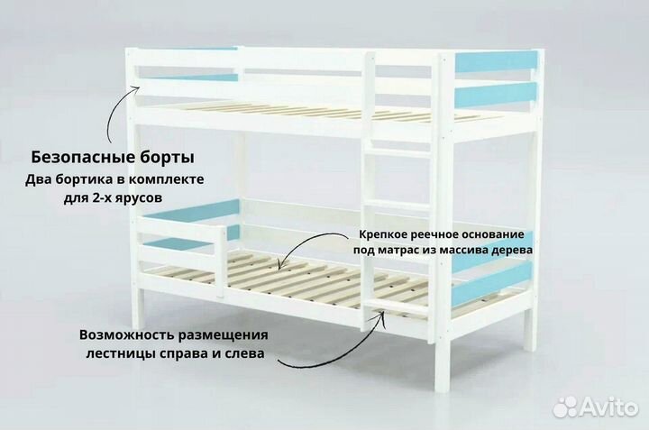 Подростковая кровать для детей от 3 лет опт