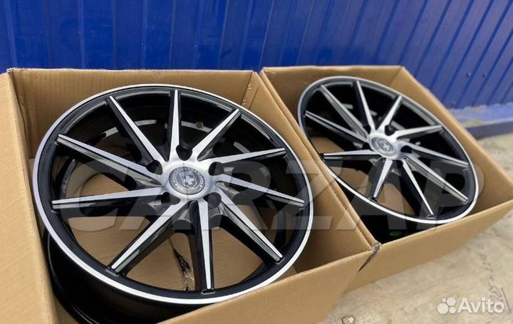 Диски r16 5112 Vossen CVT черные с полировкой