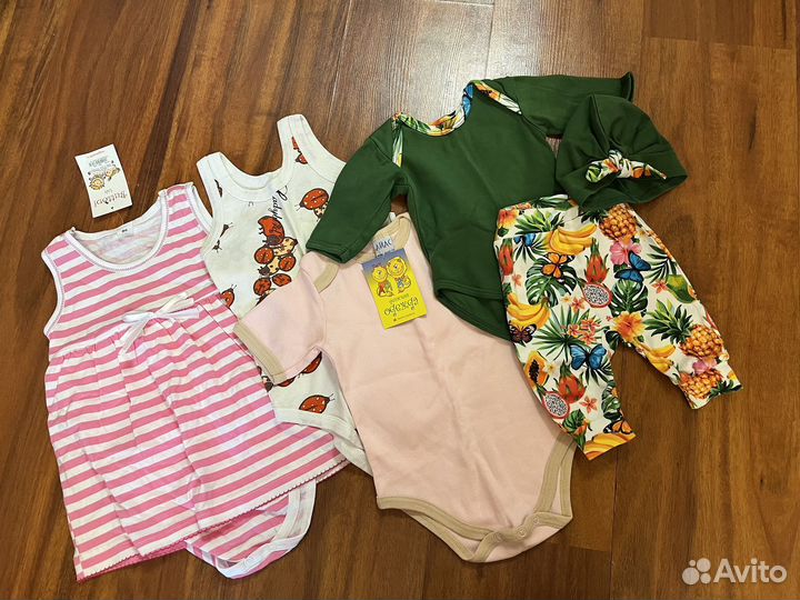 Новые вещи детские от рождения до года