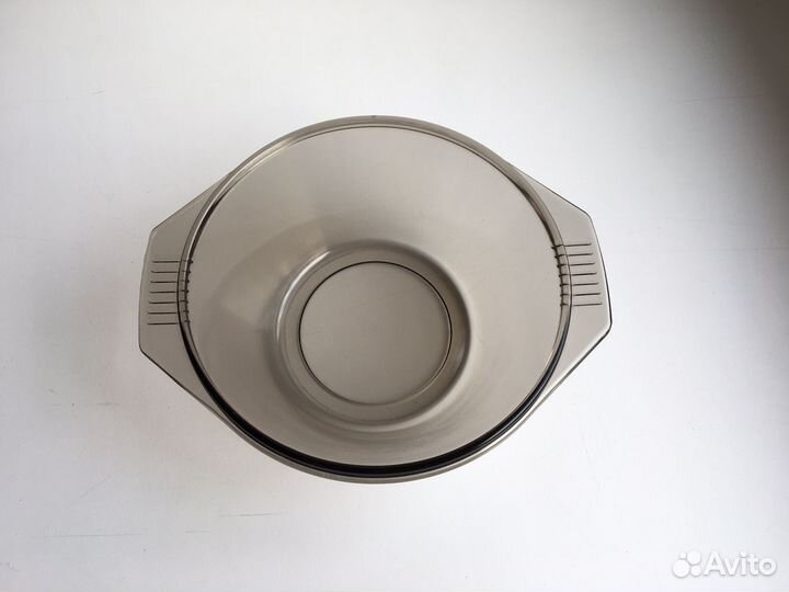 Тарелка-кастрюля стеклянная, для свч