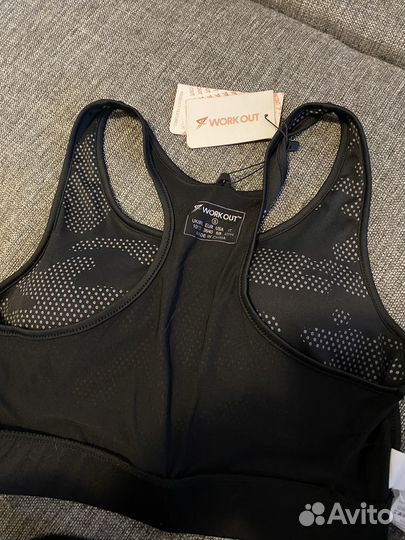 Спортивный топ бра s новый