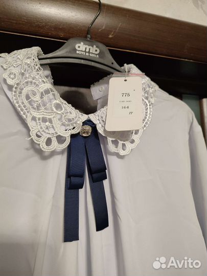 Блузка школьная новая, р. 164