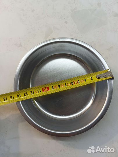 Тарелки из нержавейки СССР 6 шт