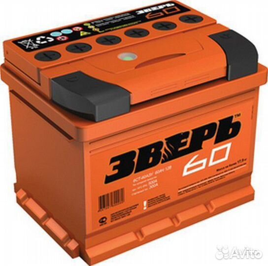 Аккумулятор Зверь 60ач