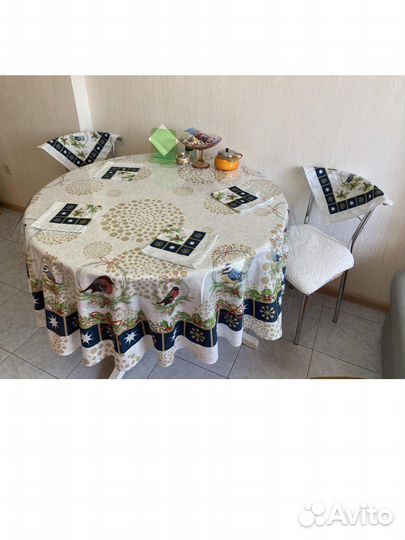 Салфетки с синицами 40x40