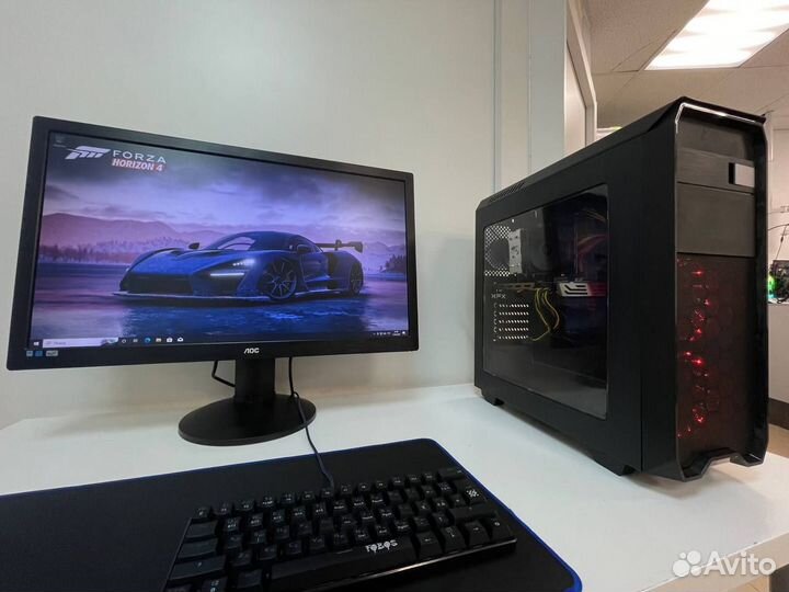 Игровой компьютер Intel I7 2640v2 / Rx 580 8GB /16