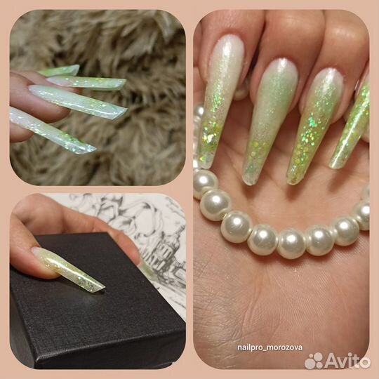 Наращивание ногтей на дому