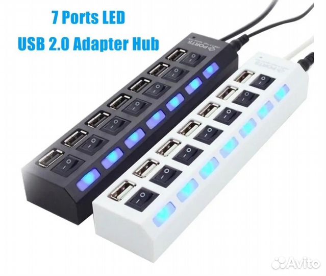 USB хаб 2.0 на 7 портов