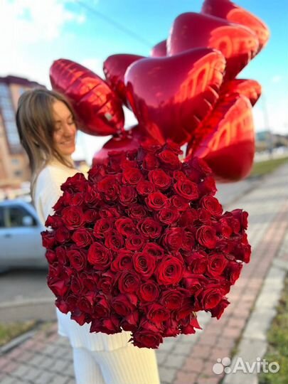 101 Роза 70 см