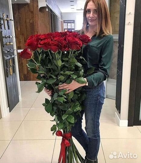 Букет роз 101 роза 51 роза