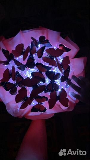 Букет из бабочек 17шт