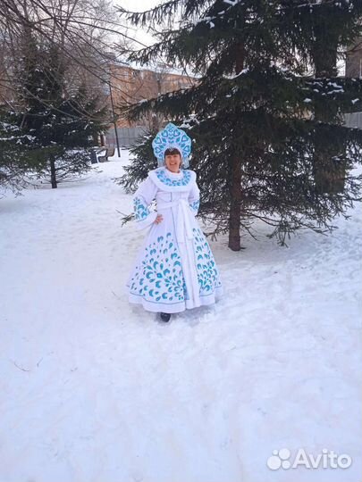Костюм снегурочки взрослый