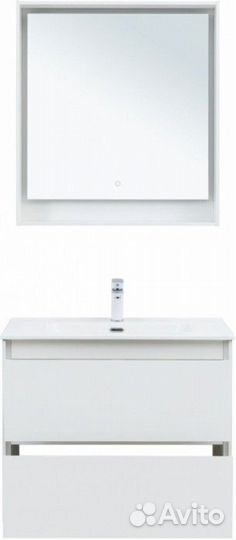 Мебель для ванной Aquanet Милан 80 белая