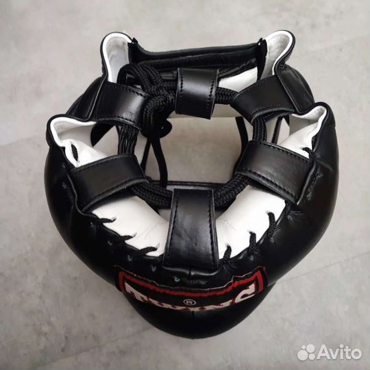 Шлем Twins с бампером кожаный