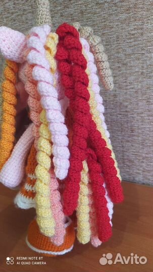 Вязаная игрушка (единорожка)