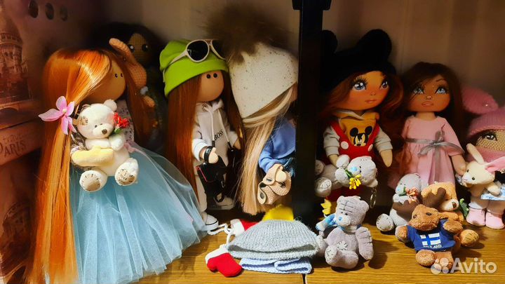 Куклы :текстильная, тильда, брелок, ручной работы