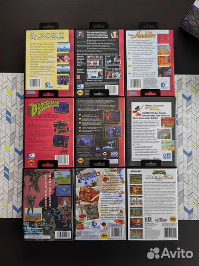 Картриджи на sega