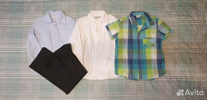 Пакет одежды 110-116 рубашки и брюки