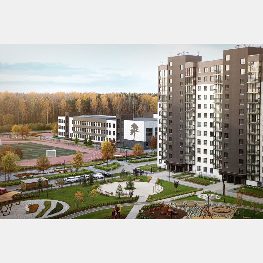 2-к. квартира, 66,7 м², 6/12 эт.