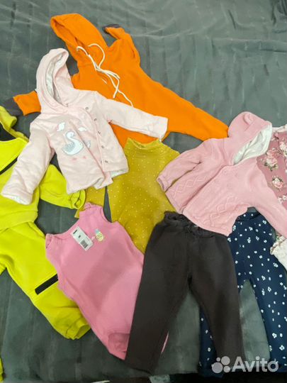 Пакет вещей на девочку 80-86